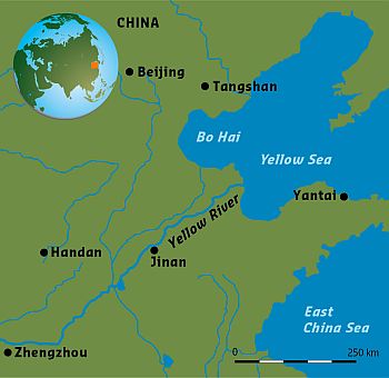 Yellow River On World Map Delta Alliance - China, Yellow River Wing